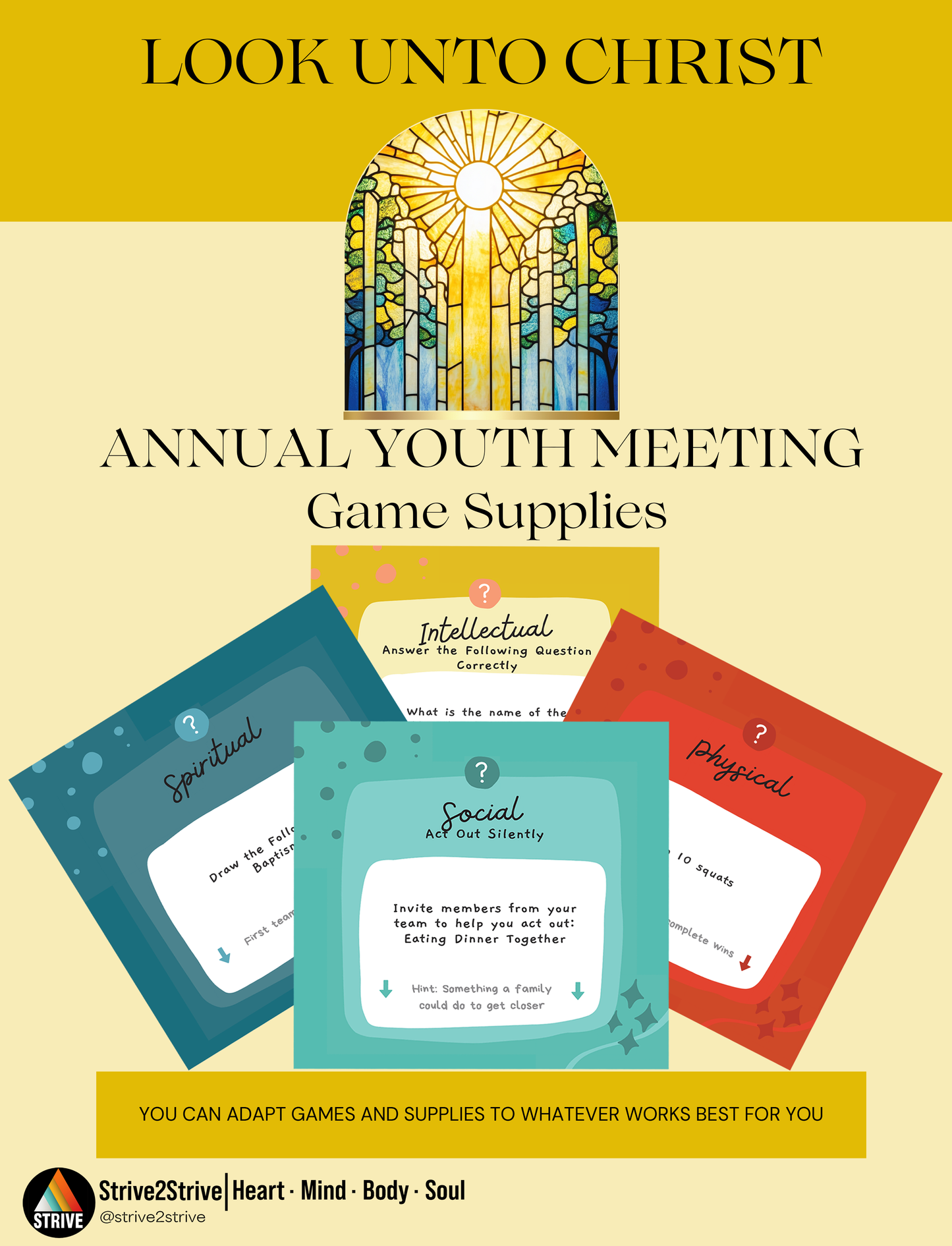 Look Unto Christ: 2025 Annual Youth Meeting Activity and Agenda